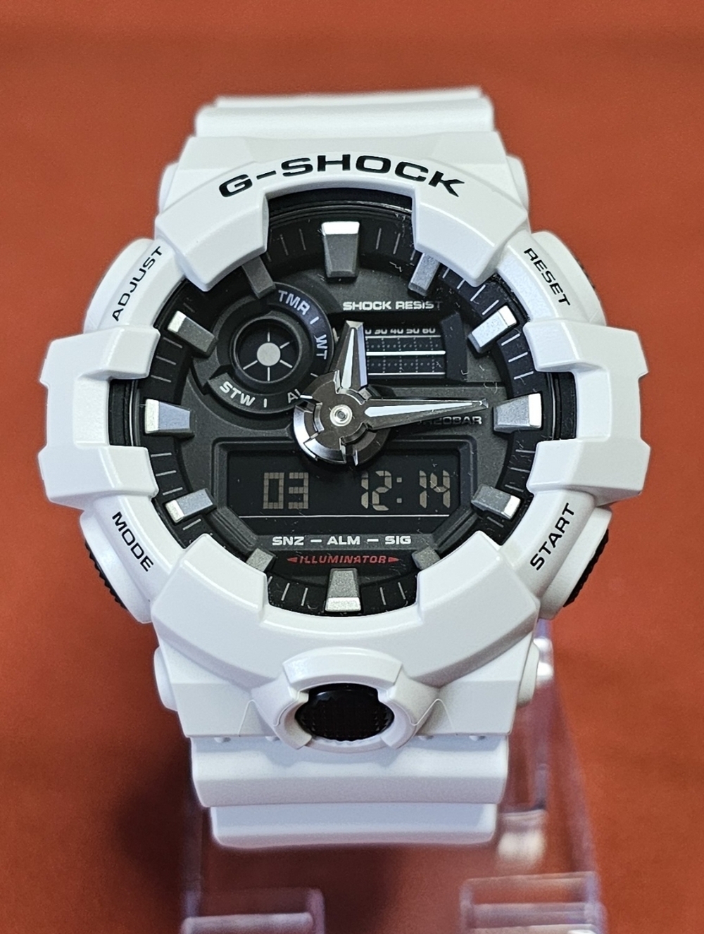 G-Shock World Time Black Dial Men's Analog-Digital Watch GA-700-7ACR